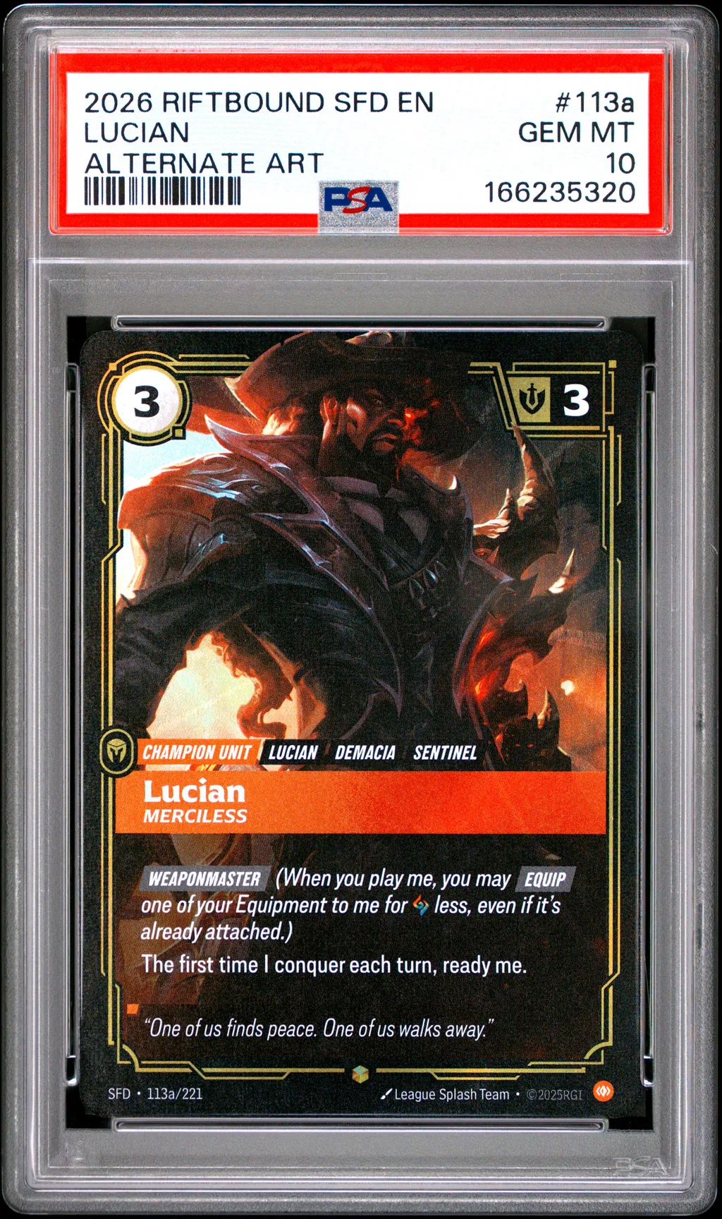 Lucian - Merciless card artwork