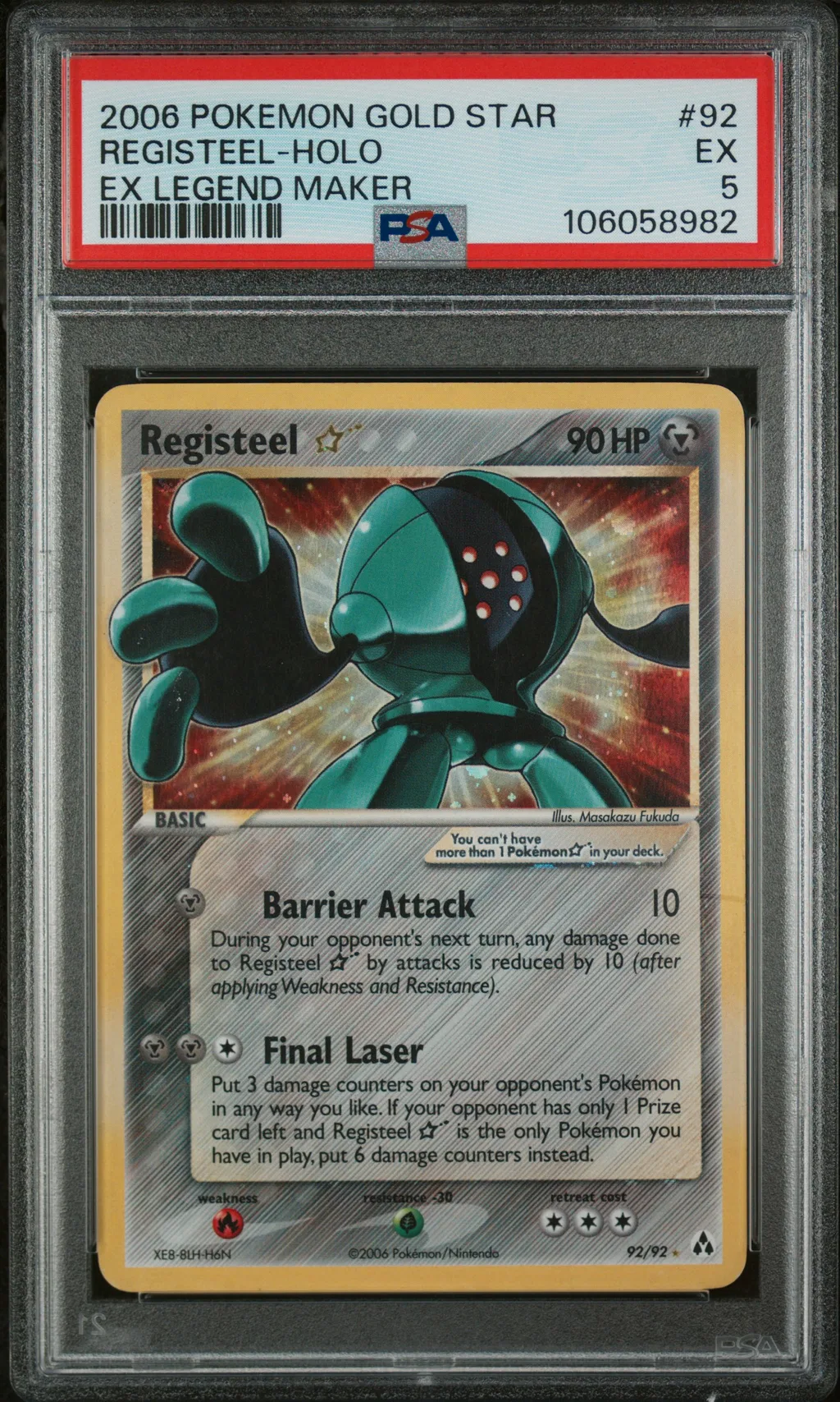 Registeel-Holo card artwork