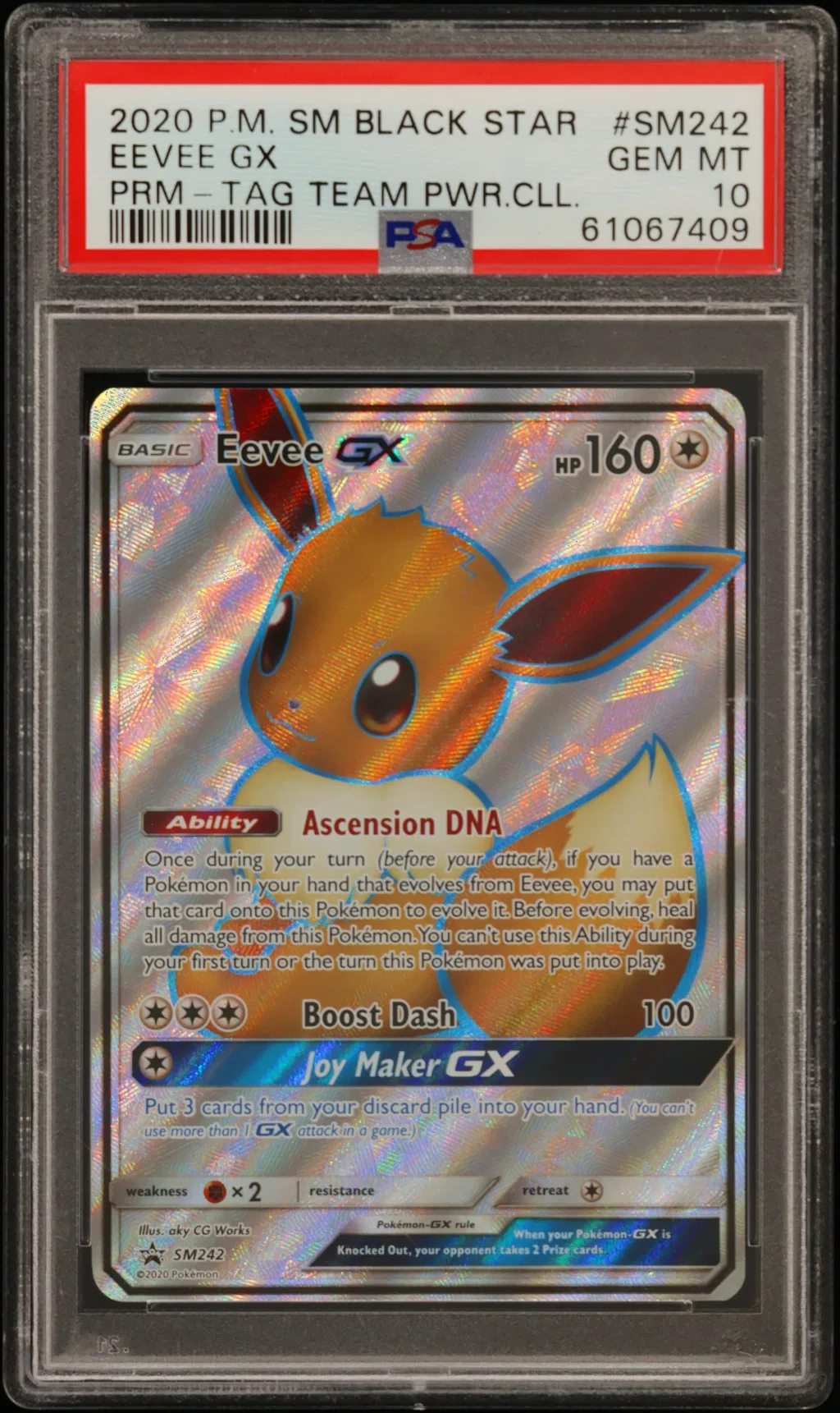 Eevee GX card artwork