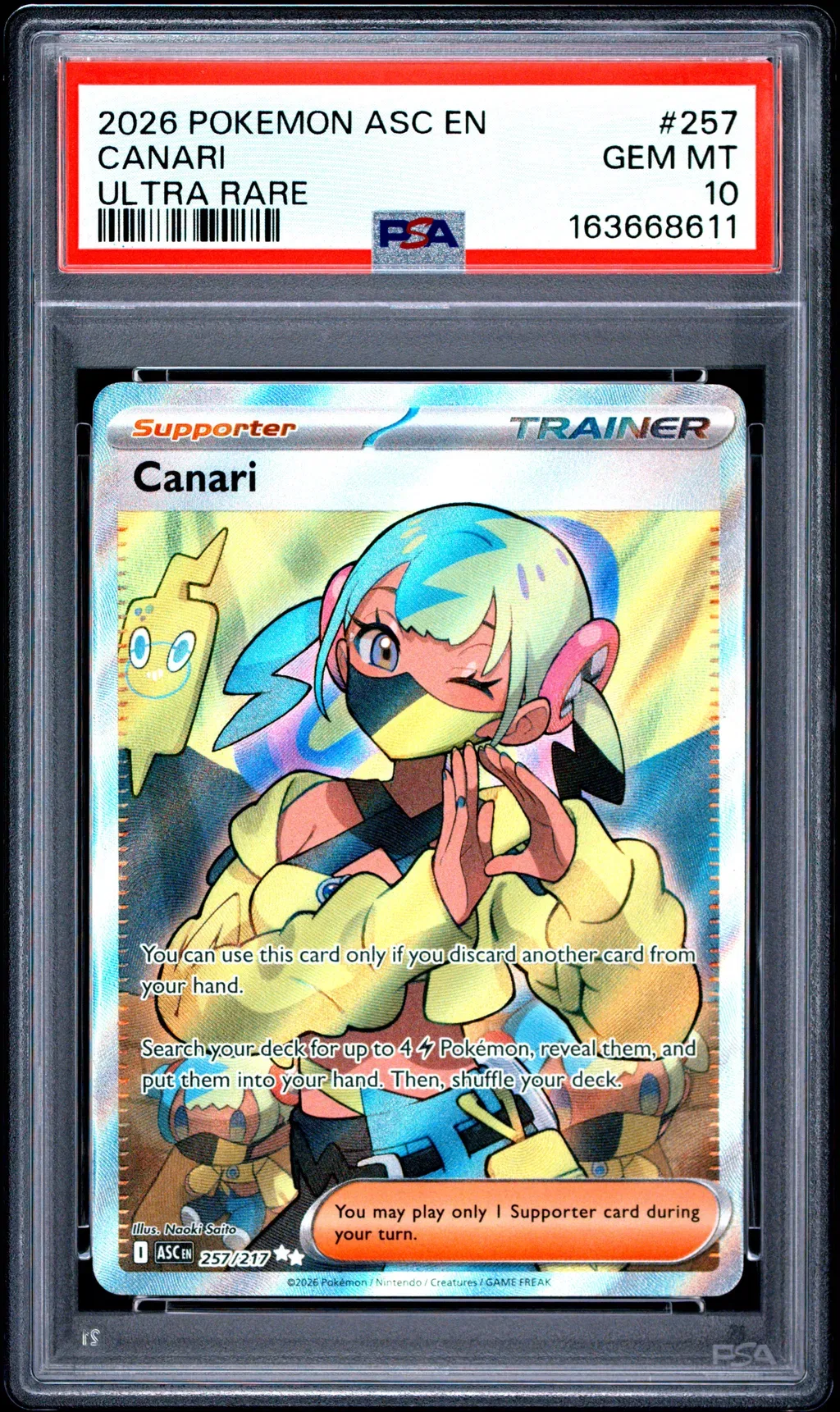 Canari card artwork