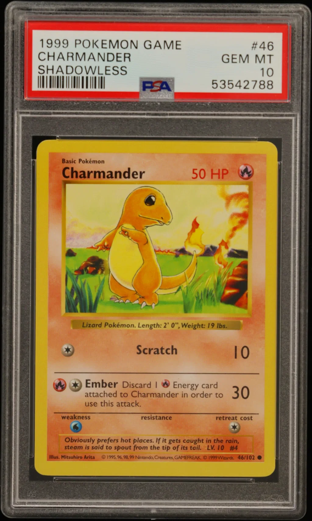 Charmander card artwork