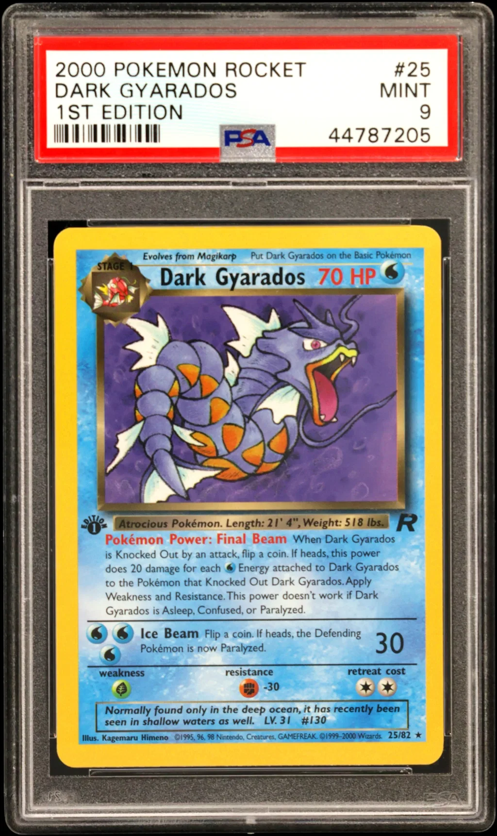 Dark Gyarados card artwork