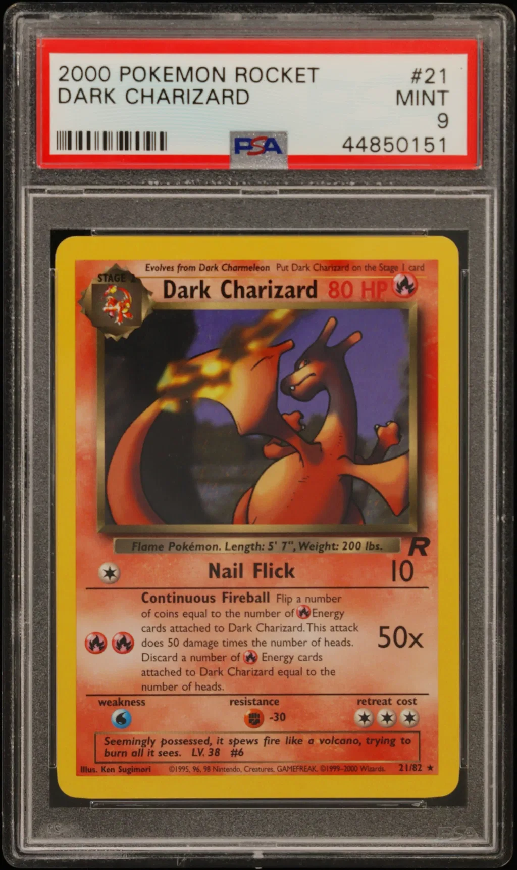 Dark Charizard card artwork