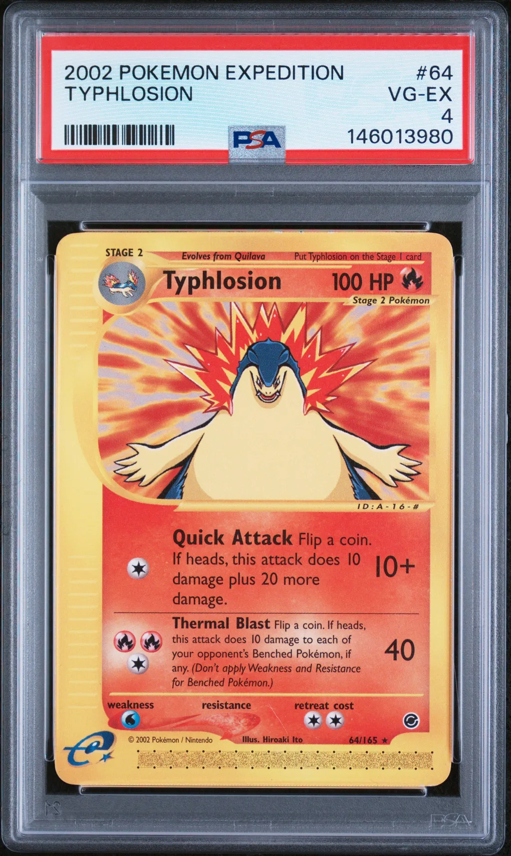 Typhlosion card artwork