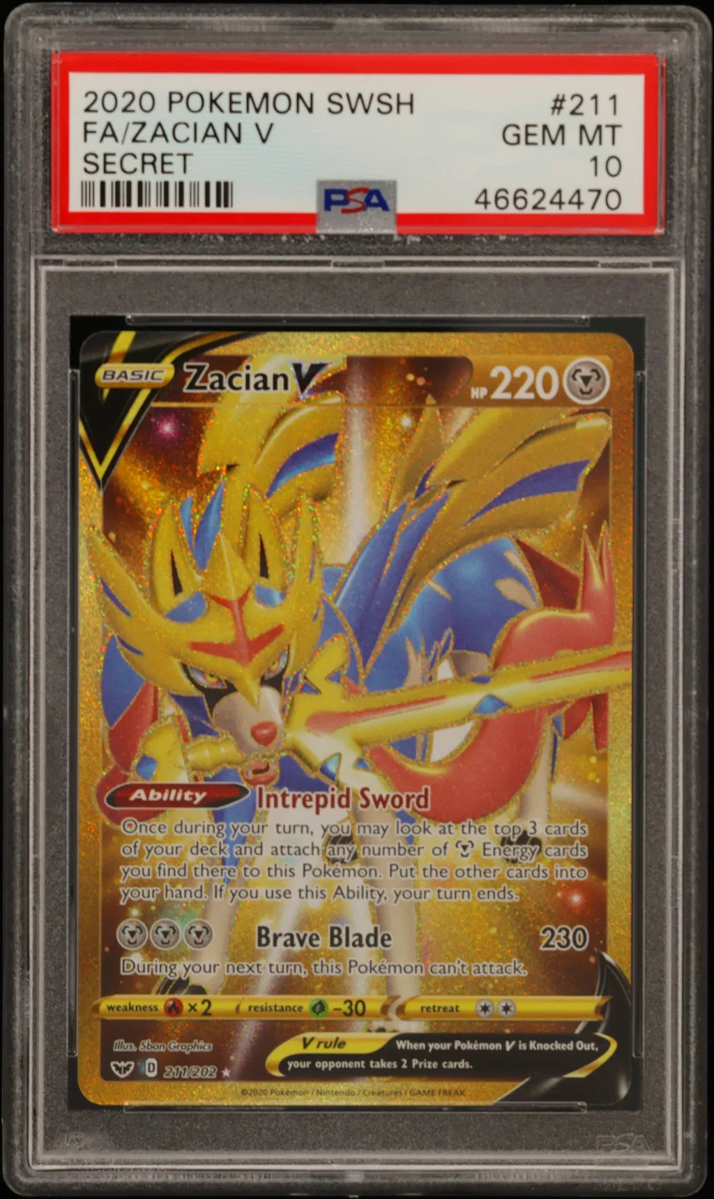 Full Art/Zacian V card artwork
