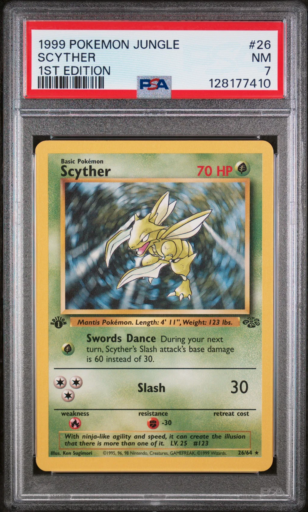 Scyther card artwork