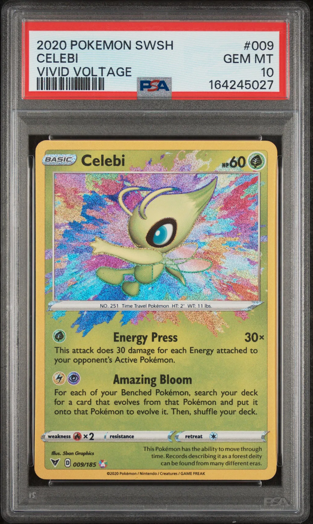 Celebi card artwork