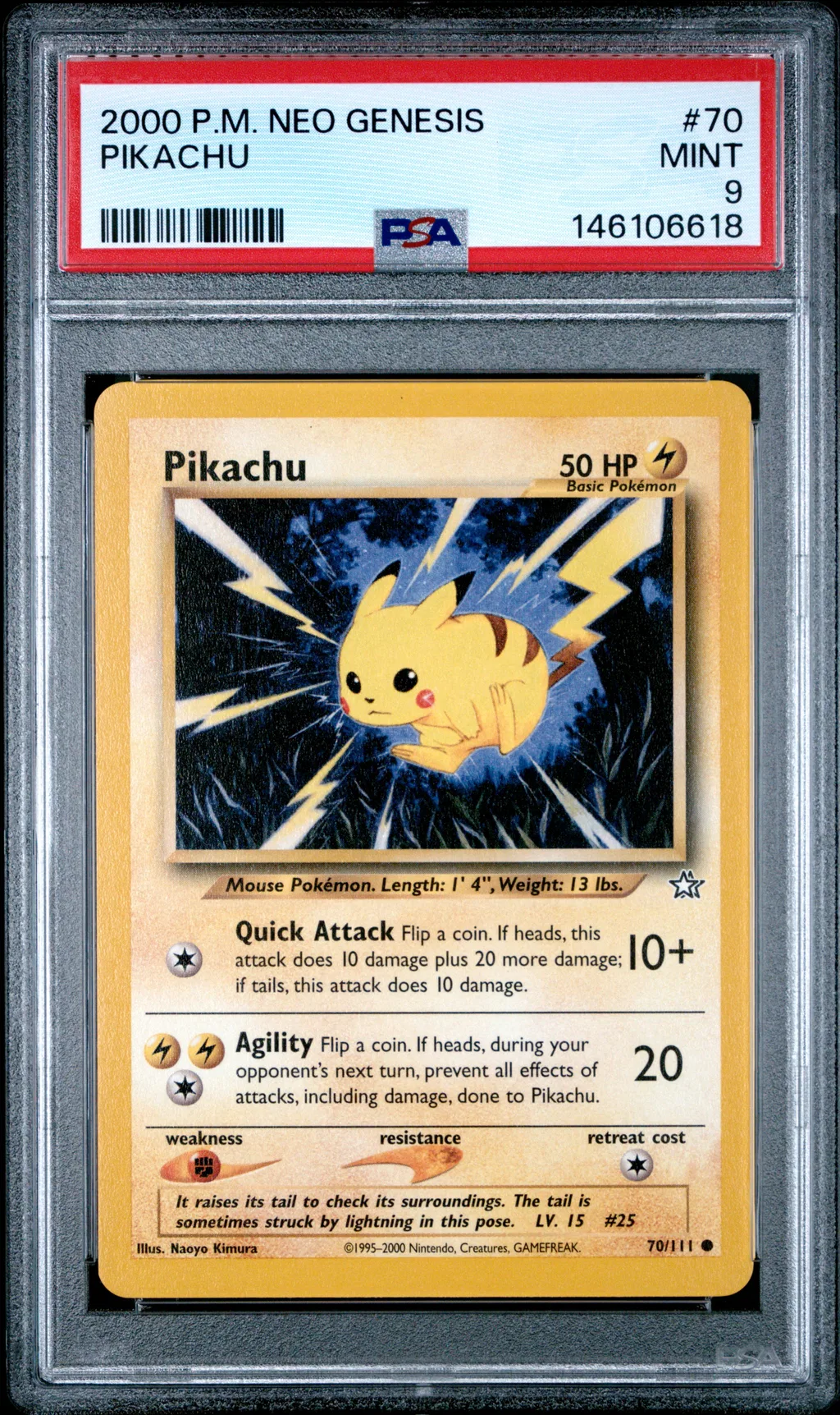 Pikachu card artwork