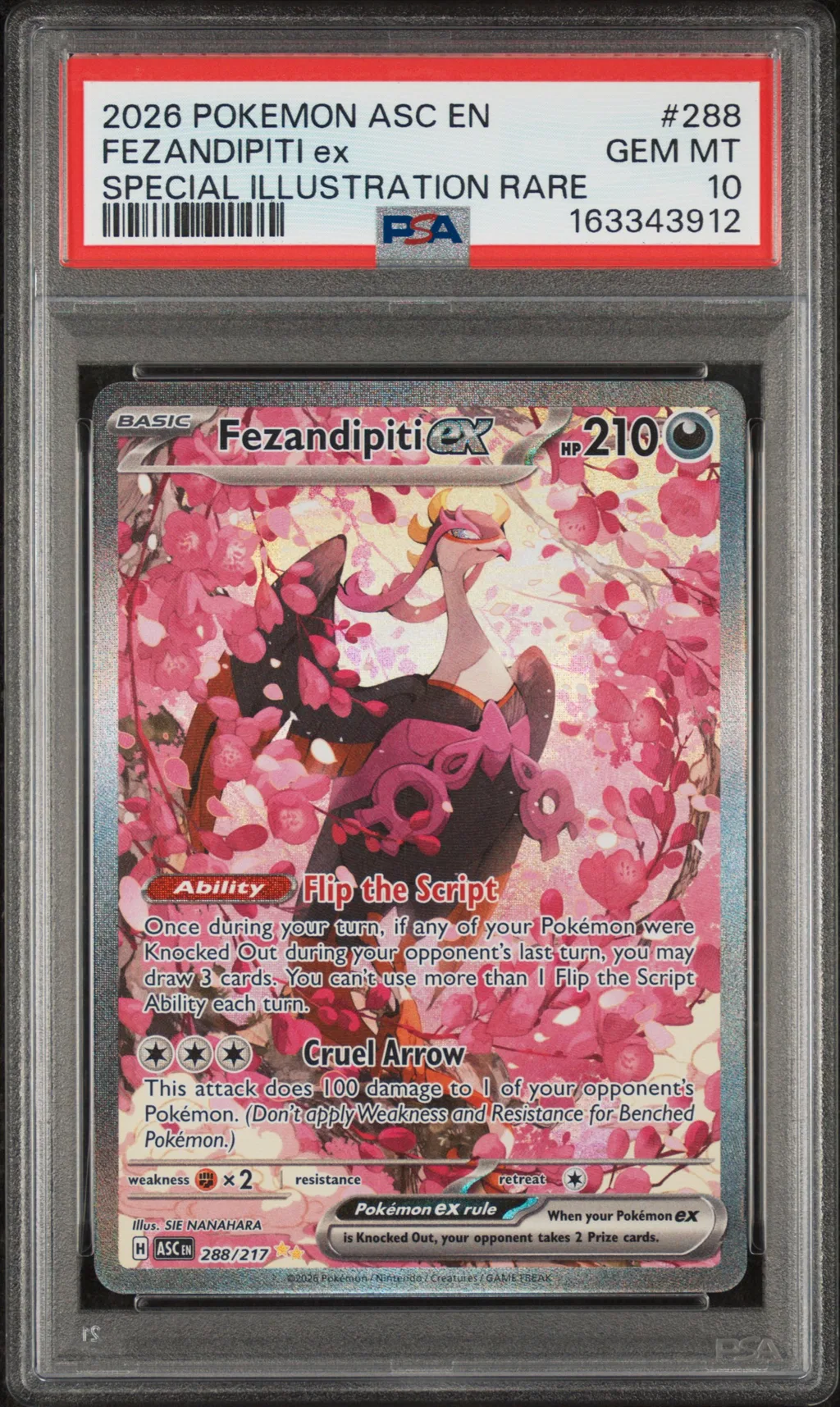 Fezandipiti EX card artwork