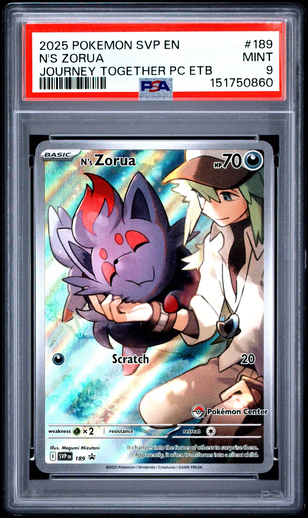 N's Zorua card artwork