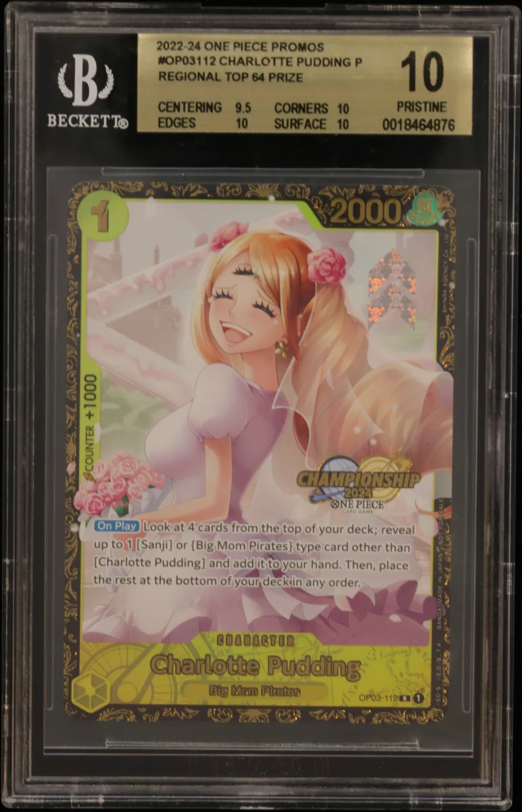 Charlotte Pudding R/(Regional Top 64 Prize) card artwork