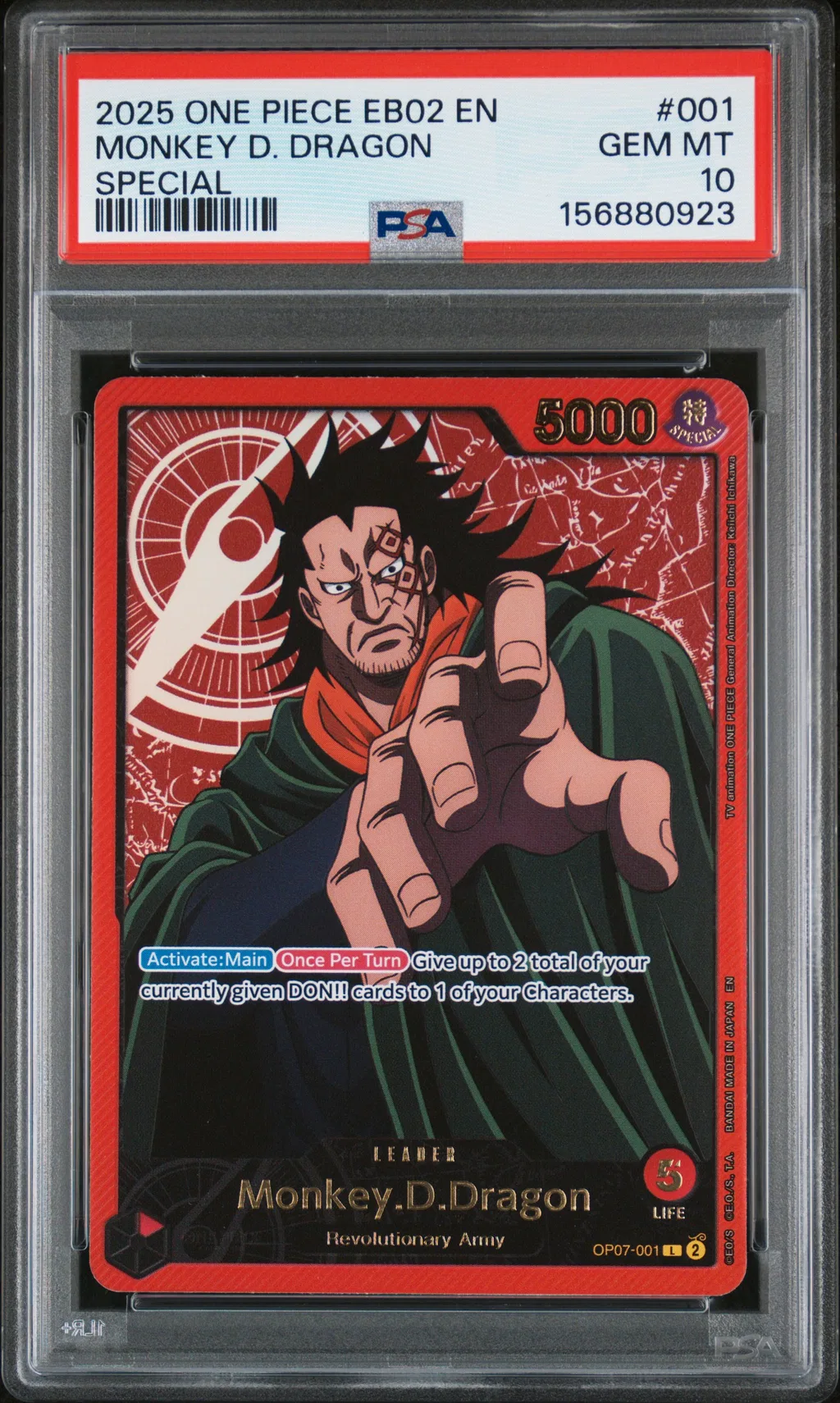 Monkey D. Dragon card artwork