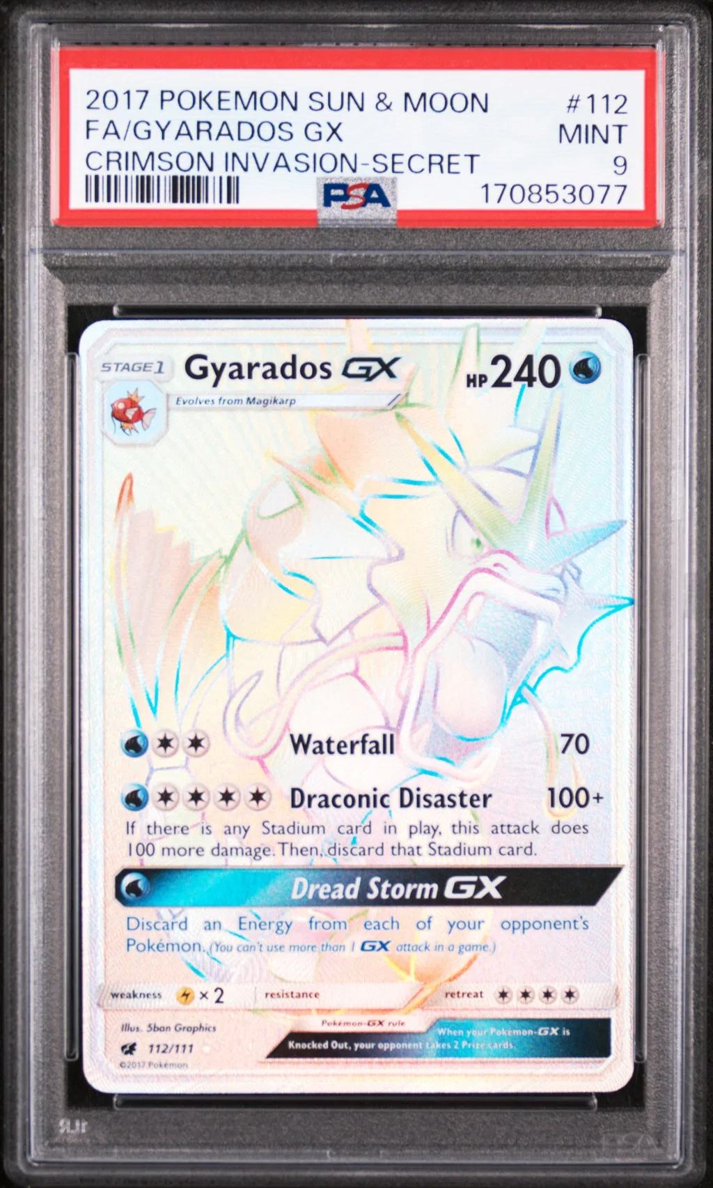 Full Art/Gyarados GX card artwork