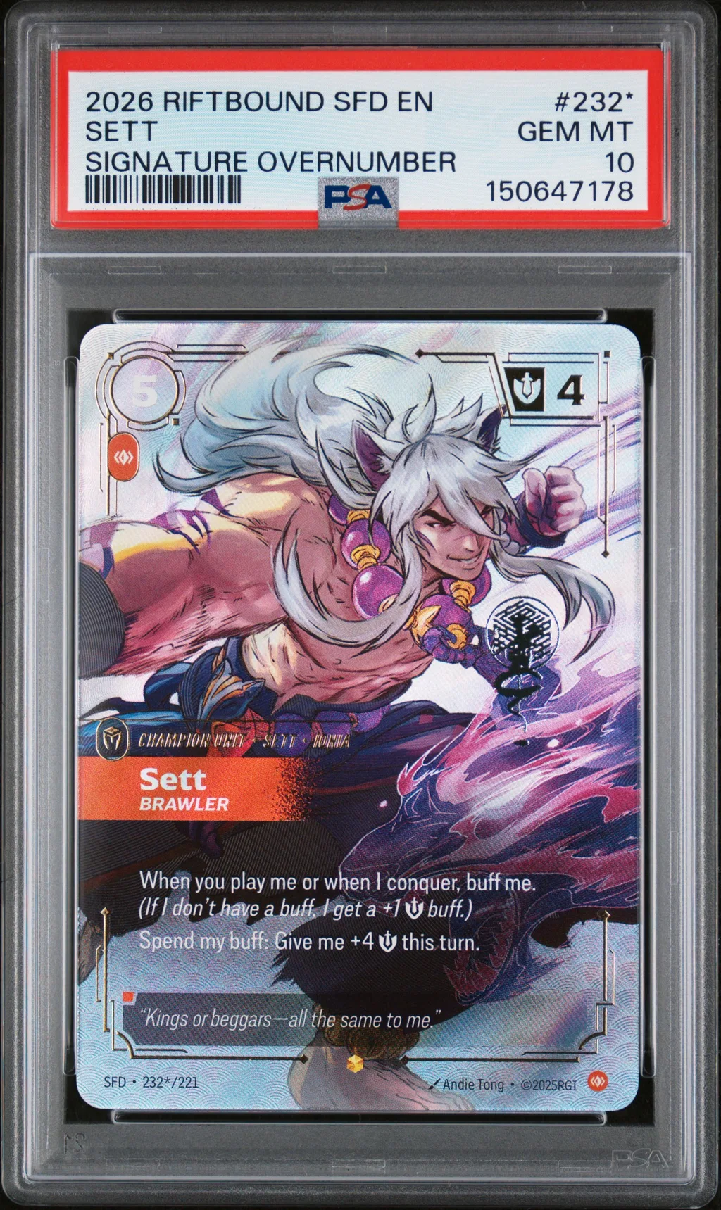 Sett - Brawler card artwork