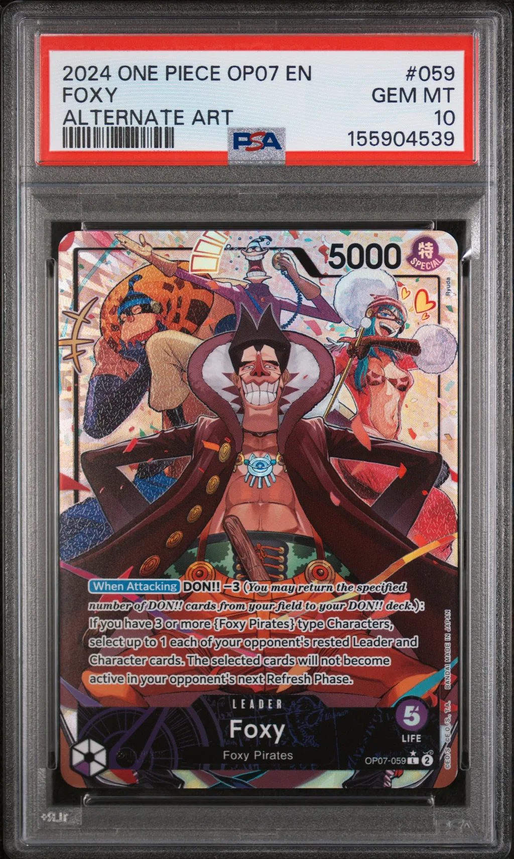 FOXY card artwork