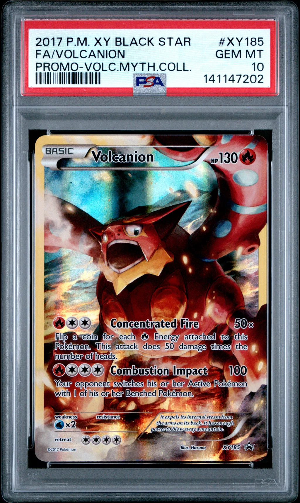 Full Art/Volcanion card artwork