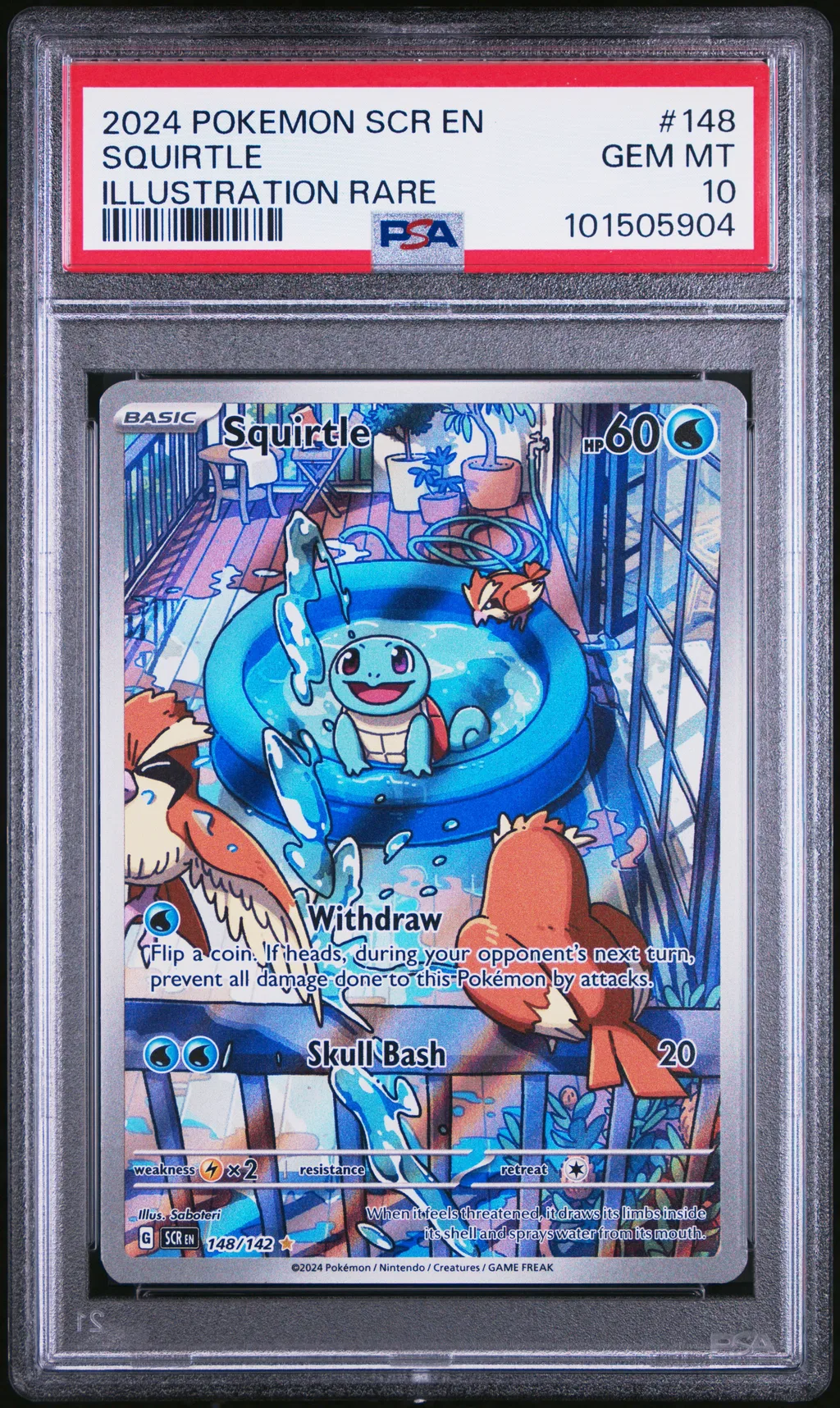 Squirtle card artwork