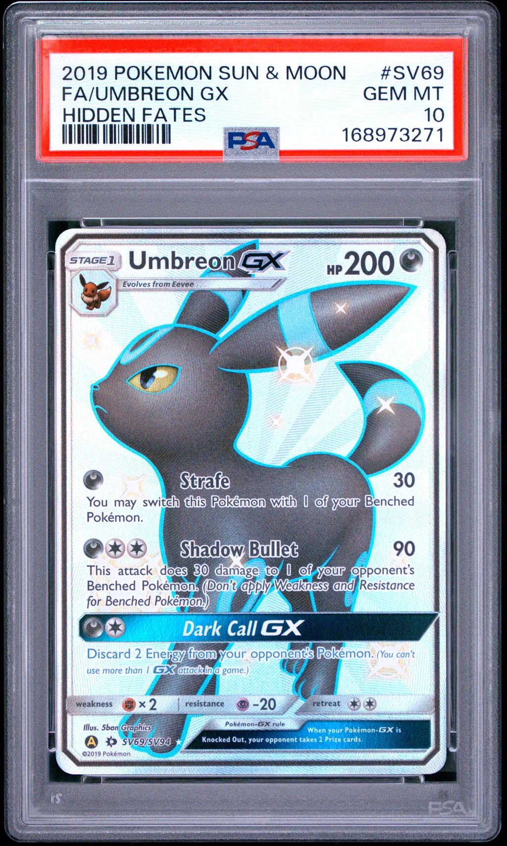 Full Art/Umbreon GX card artwork