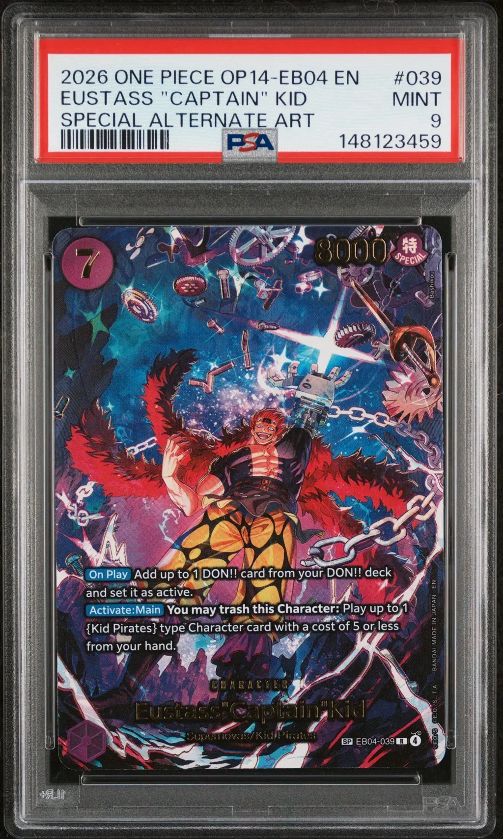 Eustass "Captain" Kid card artwork