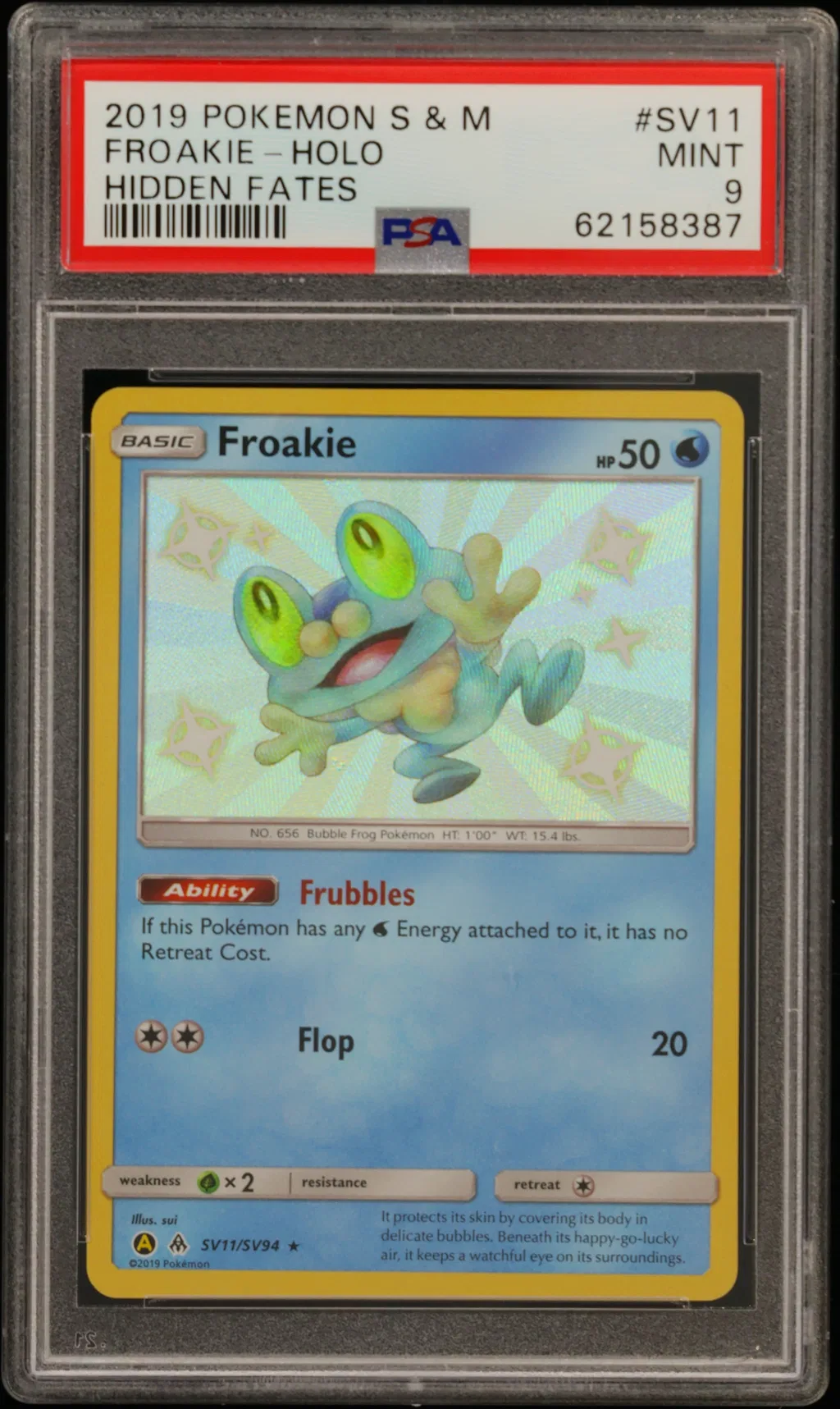 Froakie-Holo card artwork