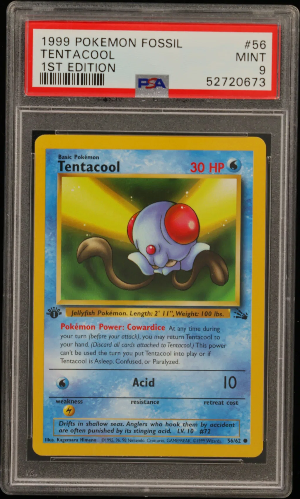 Tentacool card artwork