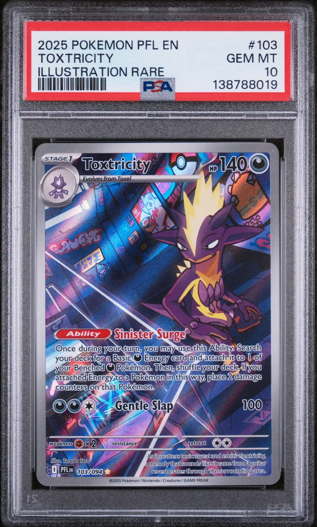 Toxtricity card artwork