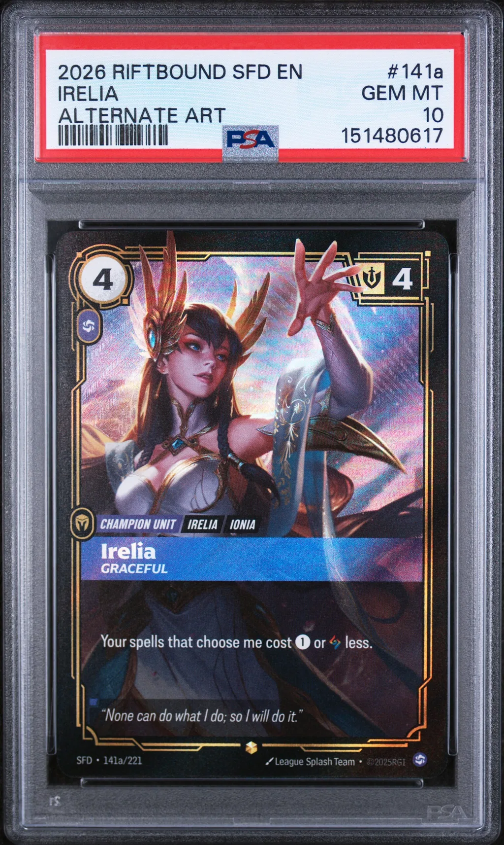 Irelia - Graceful card artwork