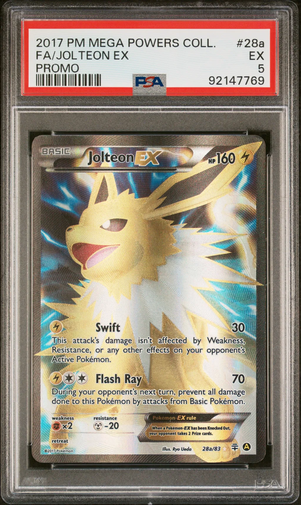 FA/JOLTEON EX card artwork
