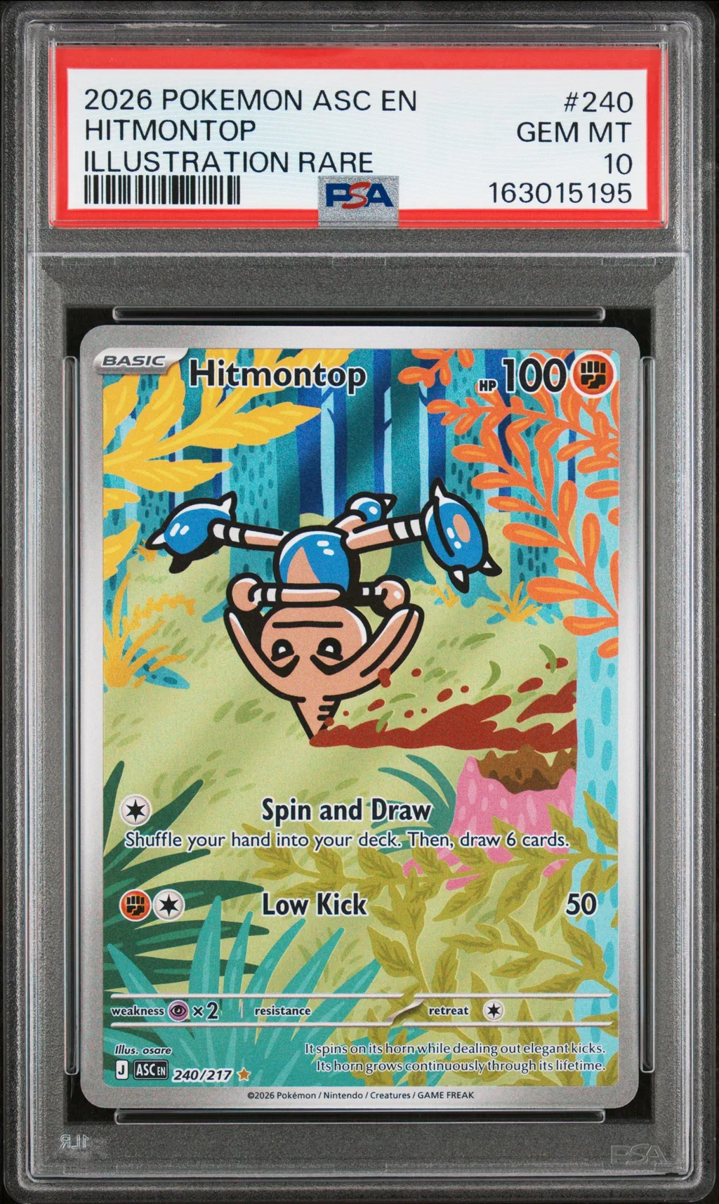 Hitmontop card artwork