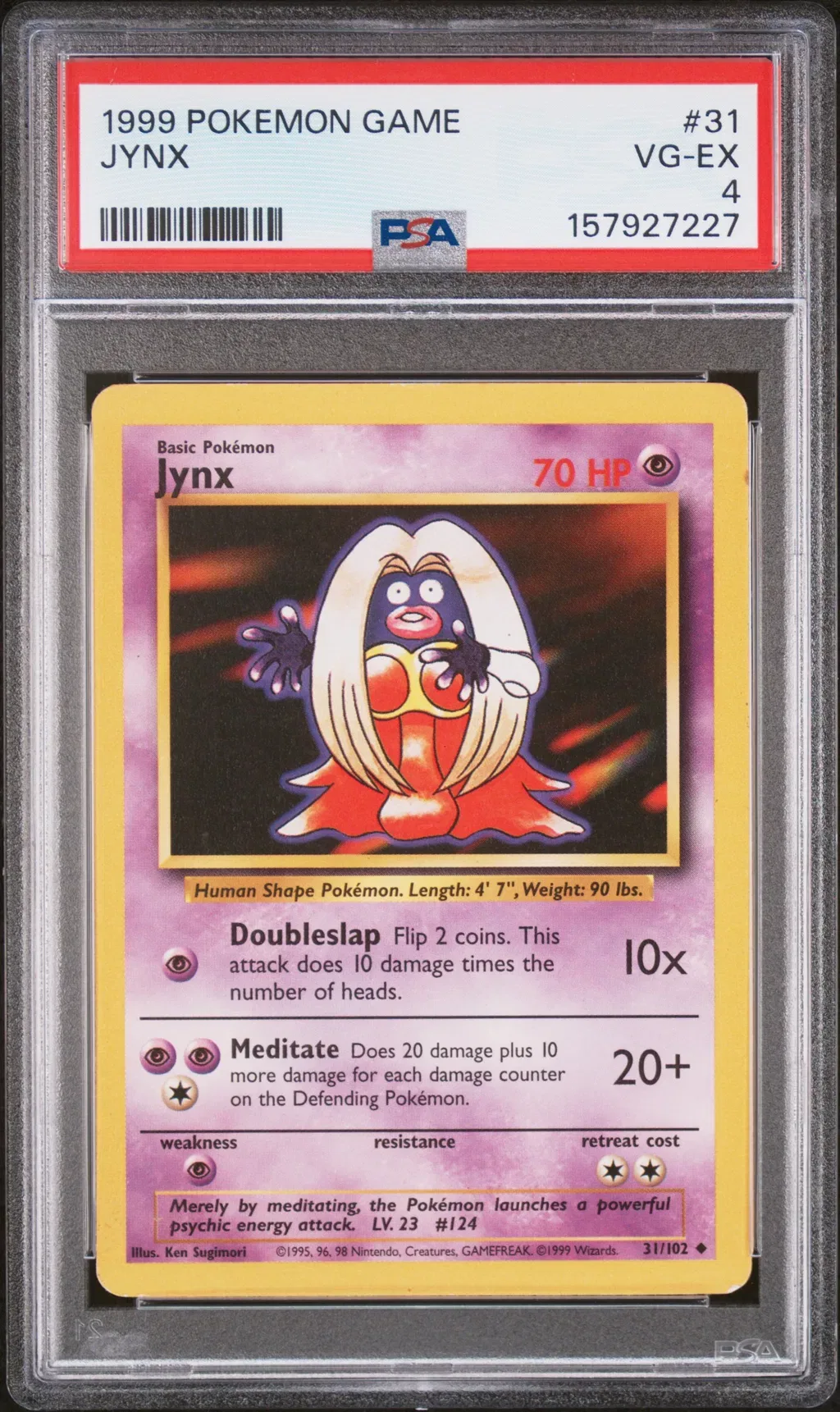 1999 #31 Jynx PSA 4 Game
