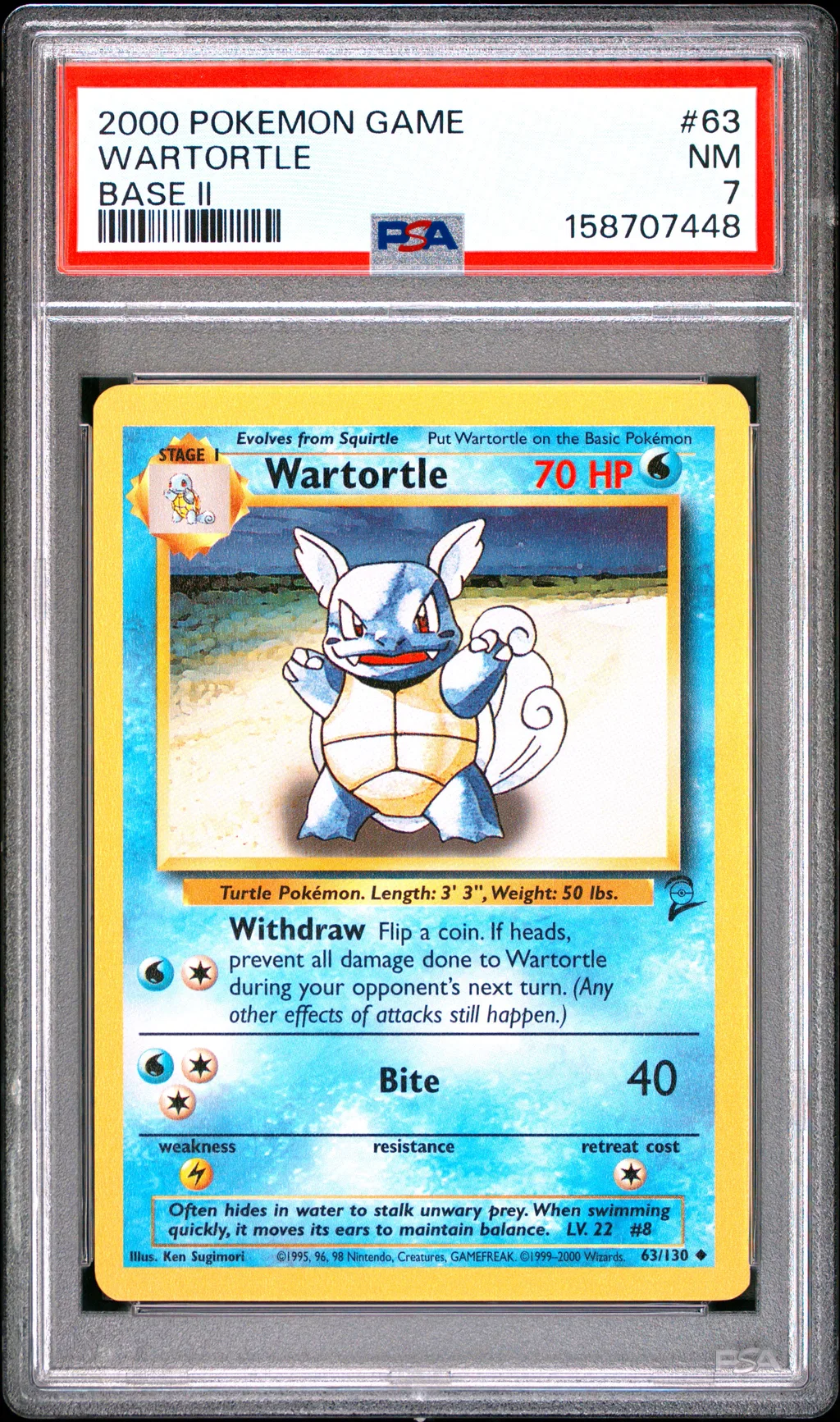 WARTORTLE card artwork