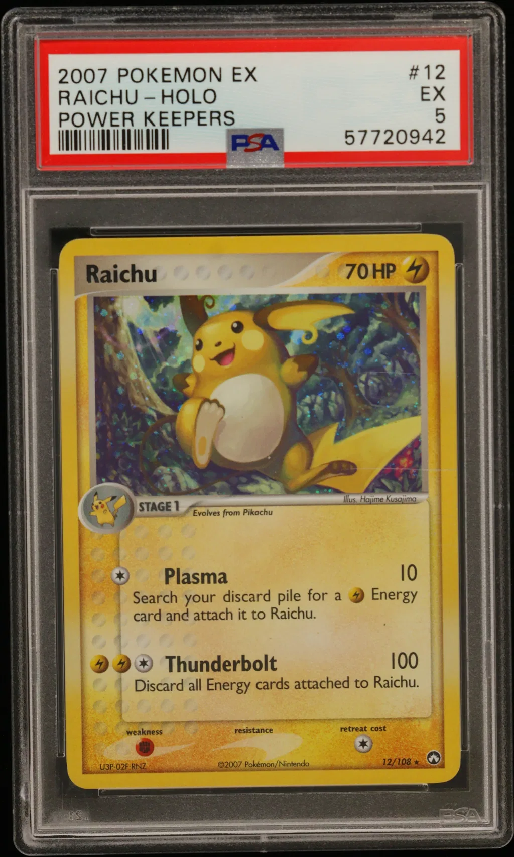 Raichu-Holo card artwork