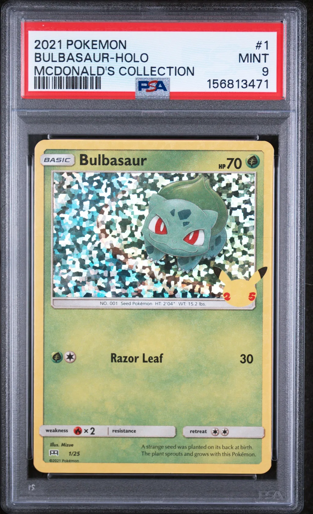 BULBASAUR-HOLO card artwork