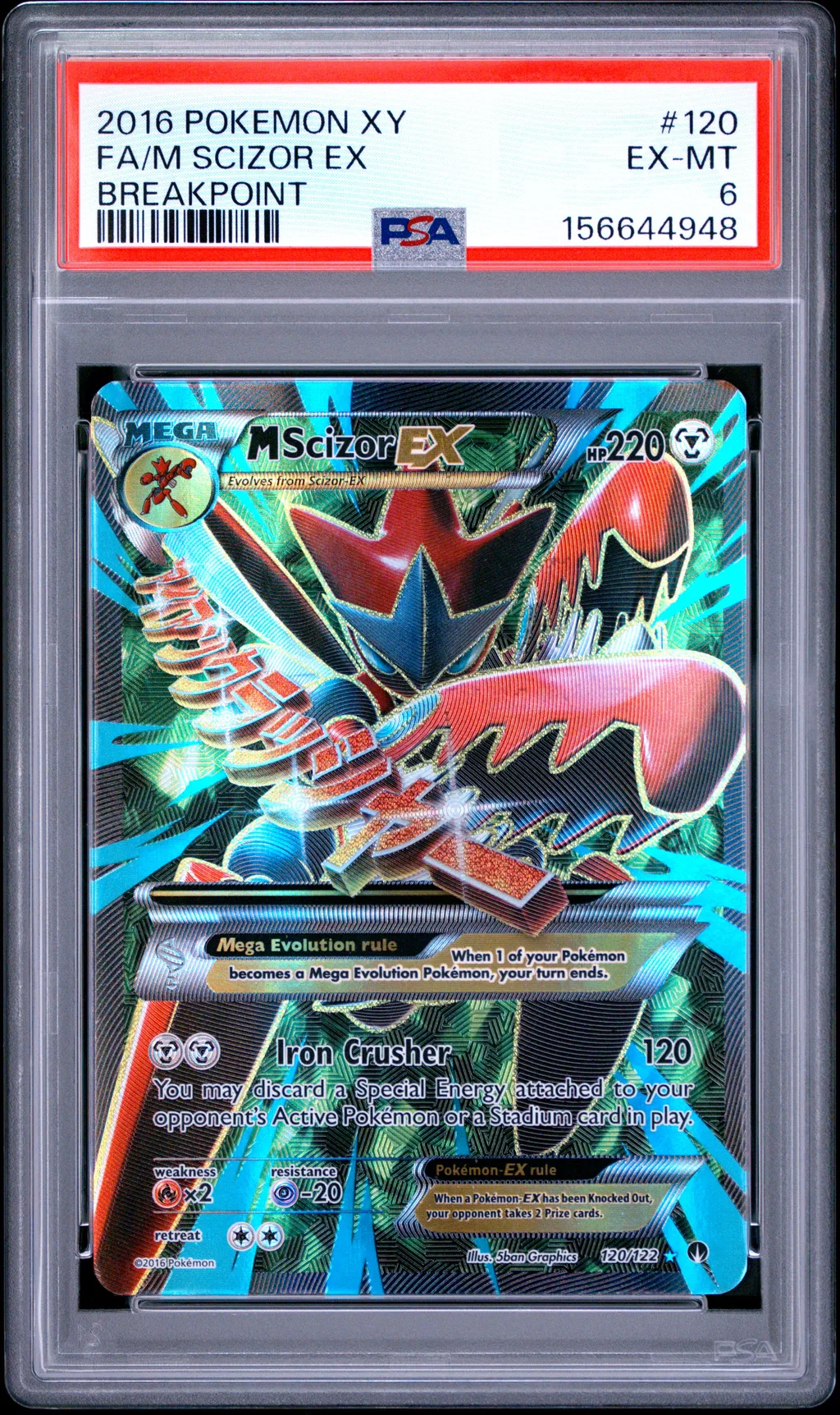 FA/M SCIZOR EX card artwork