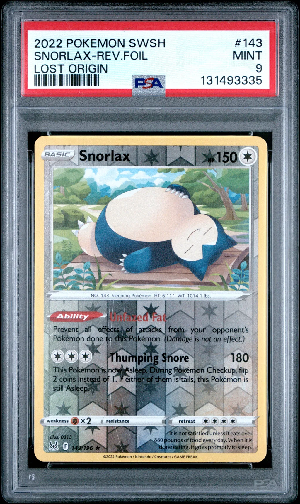 SNORLAX-REV.FOIL card artwork