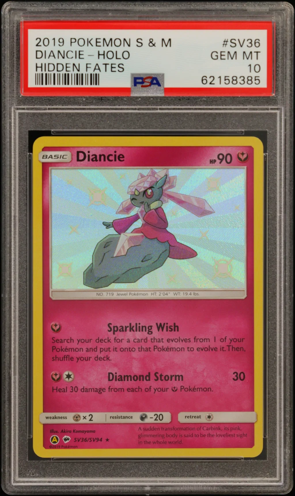 Diancie card artwork