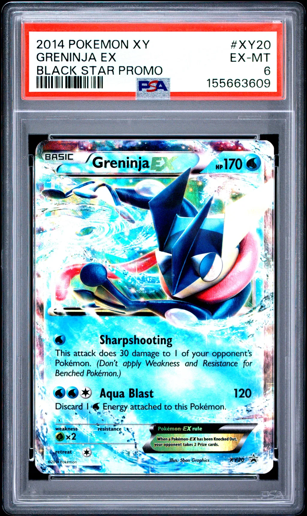 Greninja EX card artwork