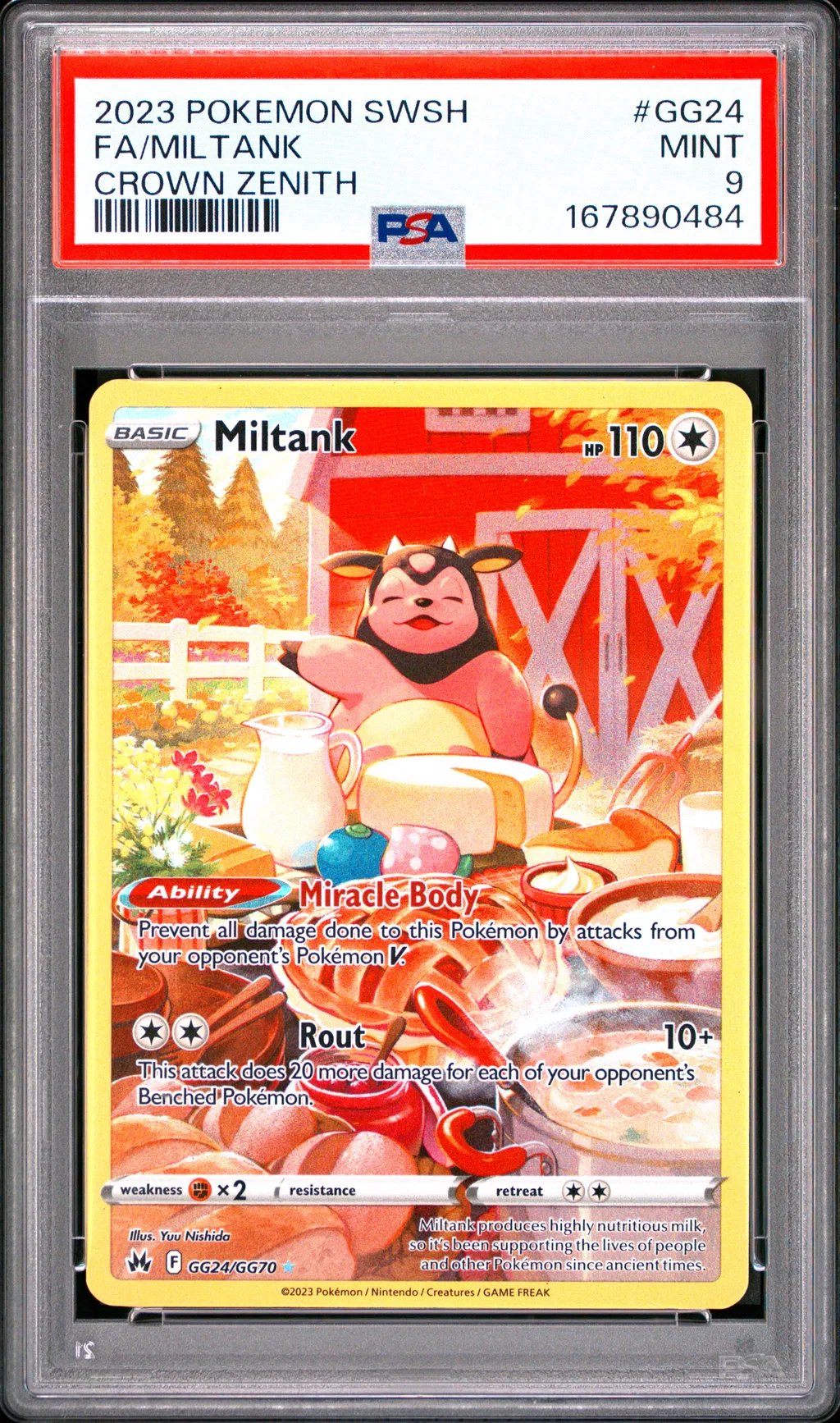 Full Art/Miltank card artwork