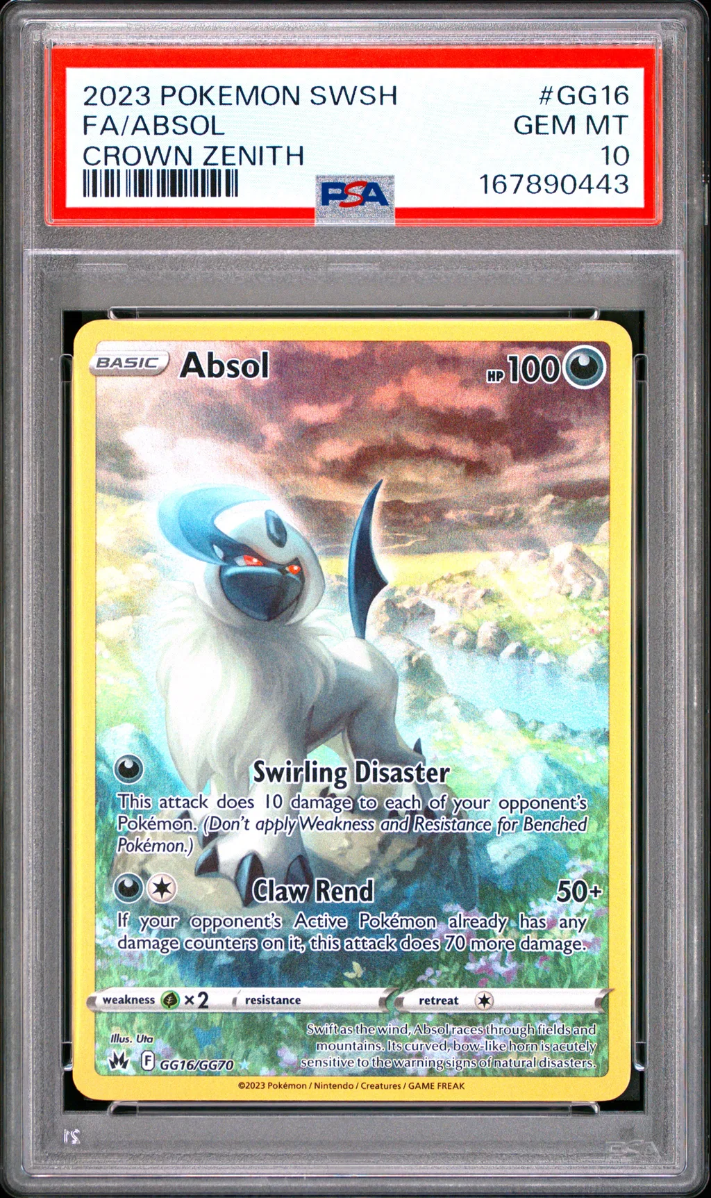 Full Art/Absol card artwork
