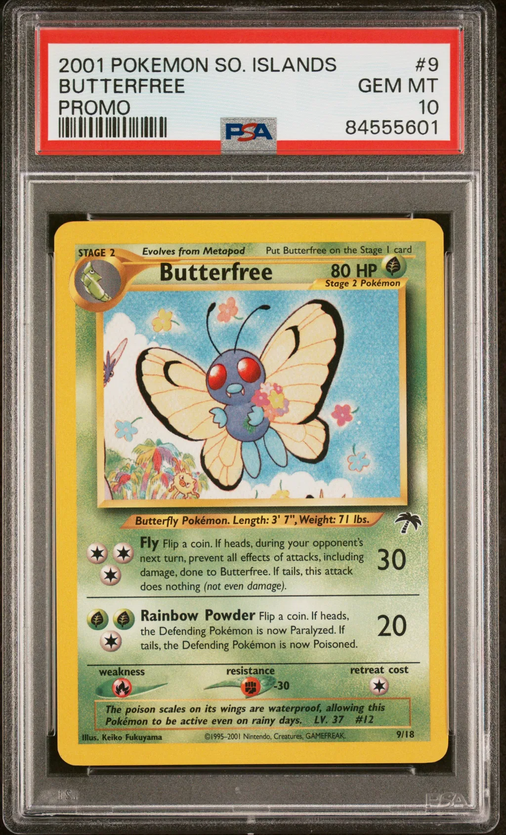 Butterfree card artwork