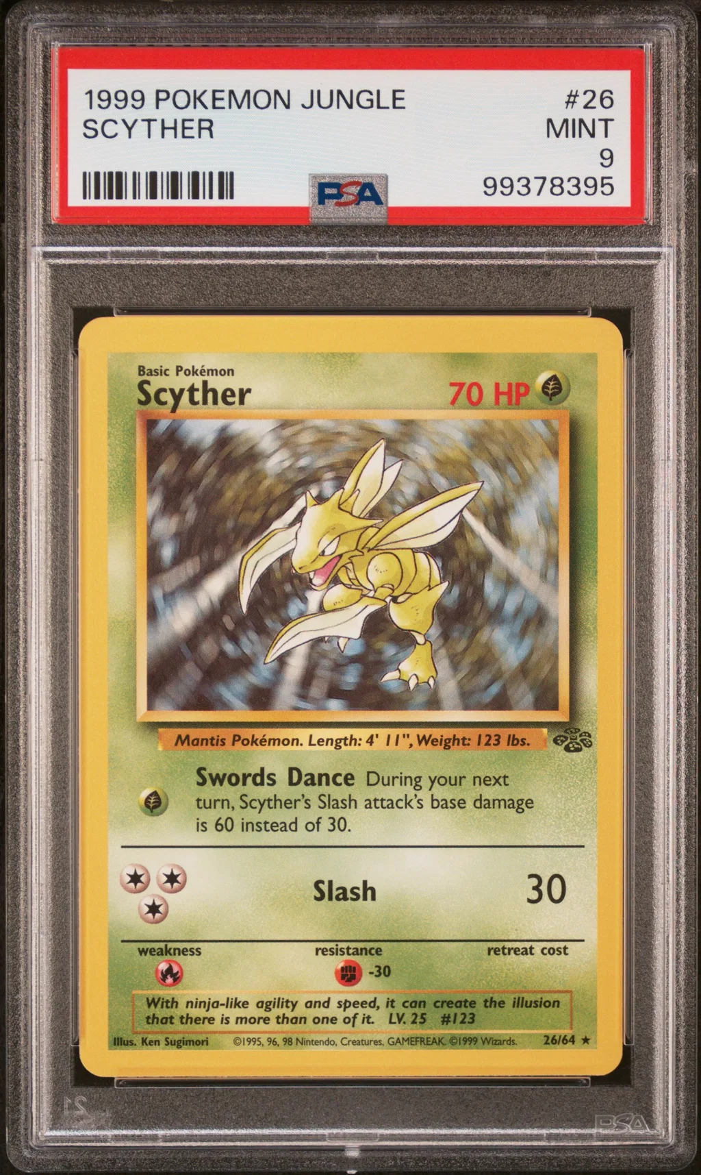 Scyther card artwork