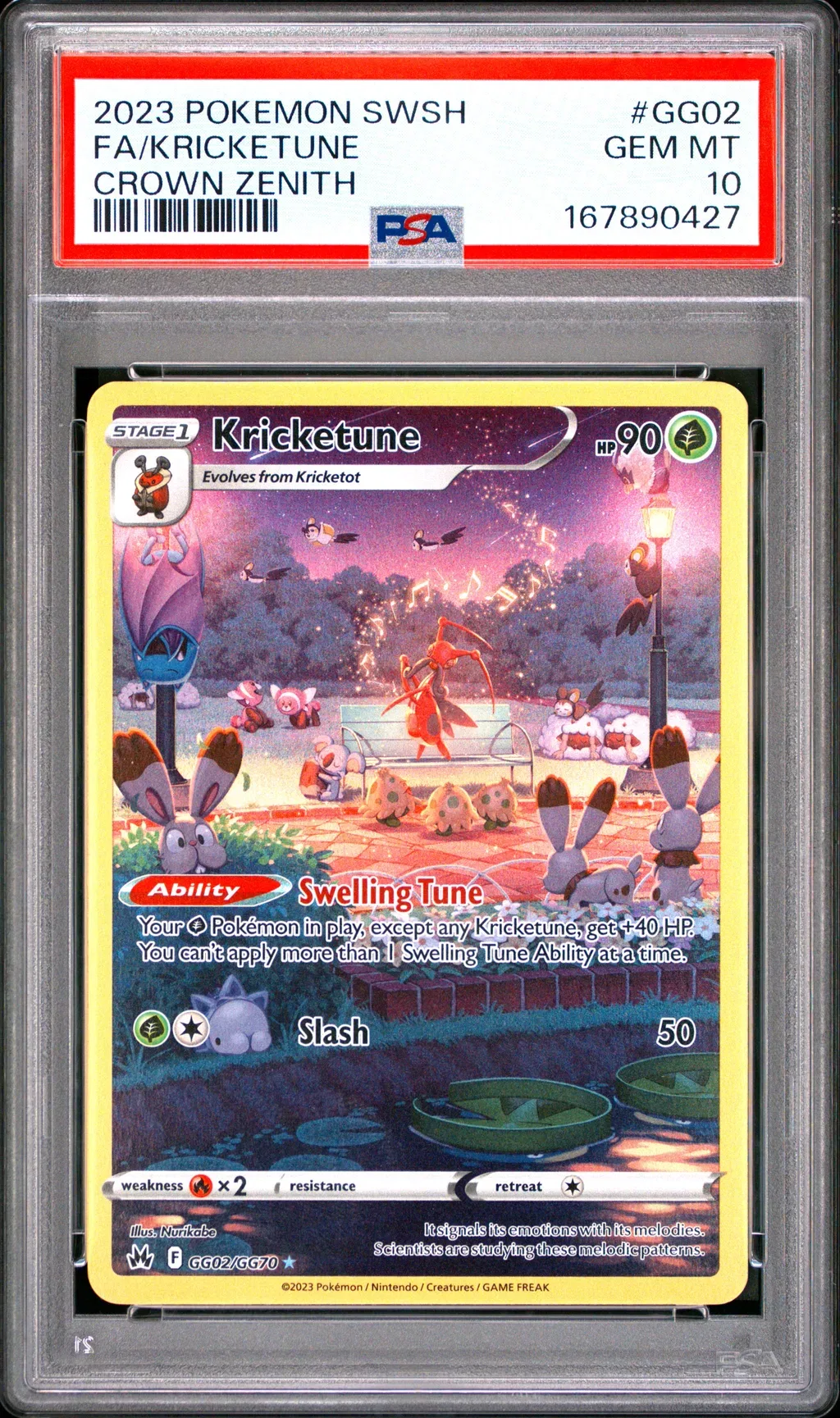 Full Art/Kricketune card artwork