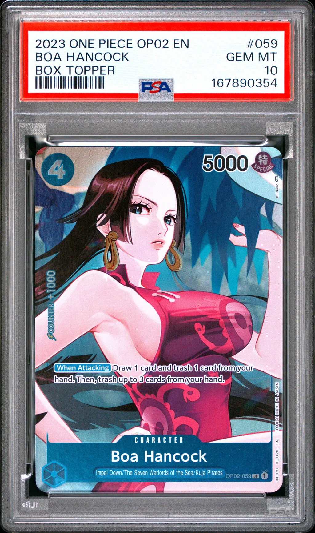 Boa Hancock card artwork