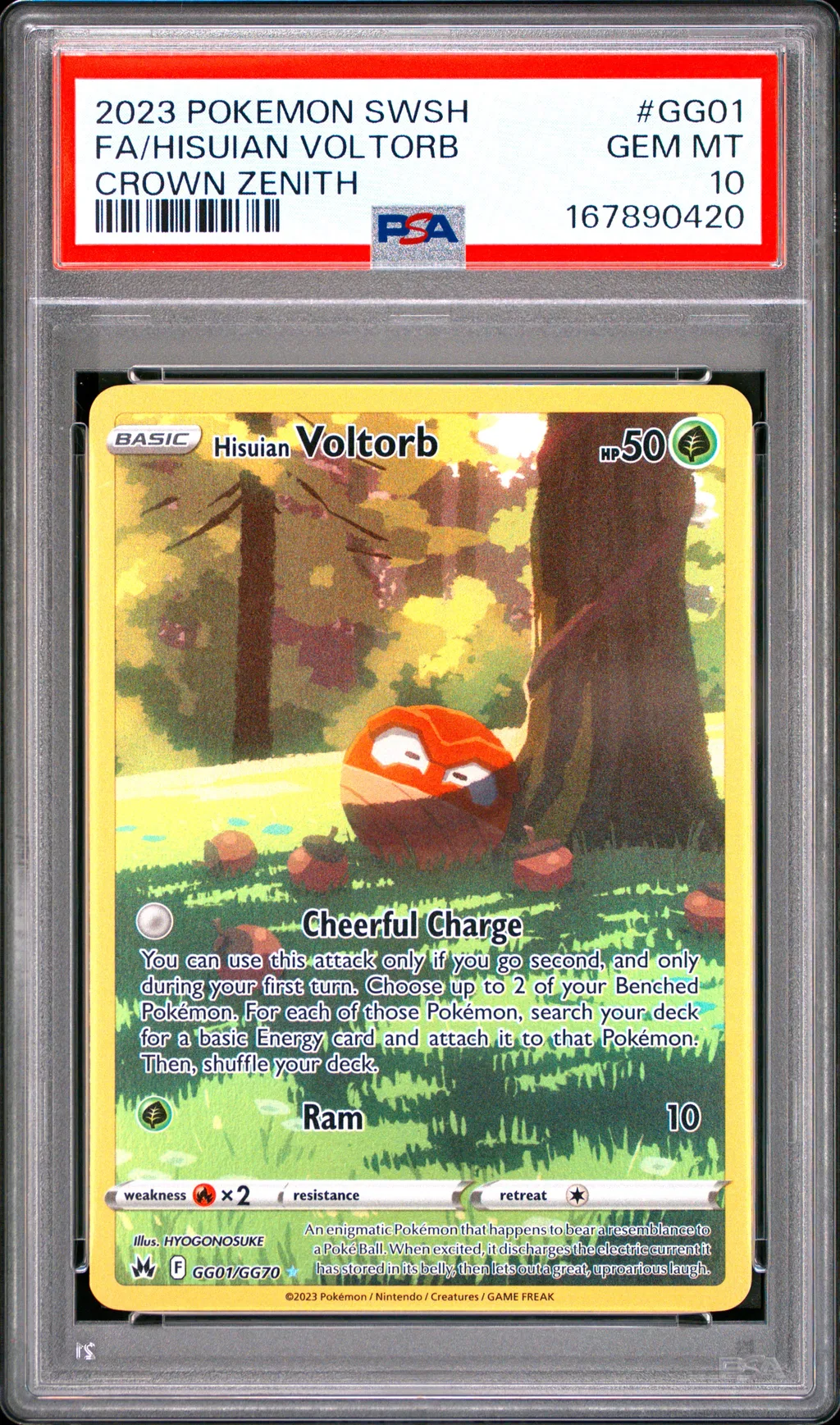 Full Art/Hisuian Voltorb card artwork