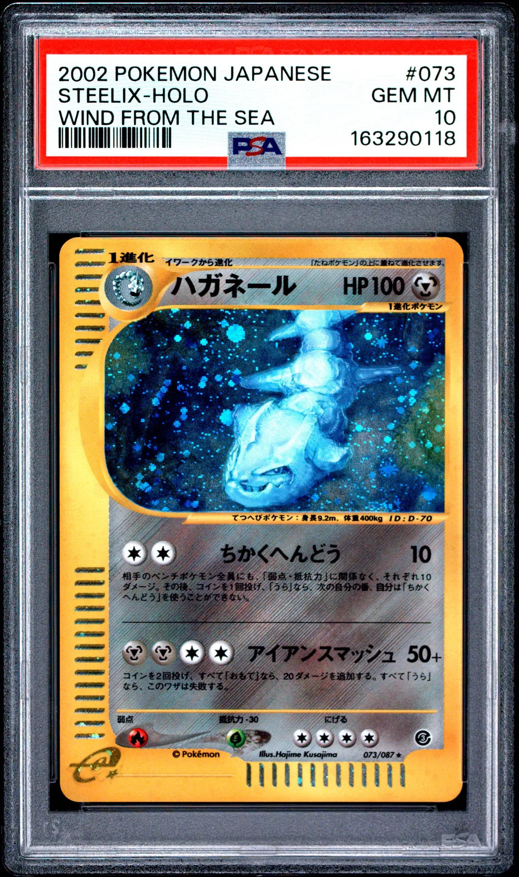 Steelix-Holo card artwork