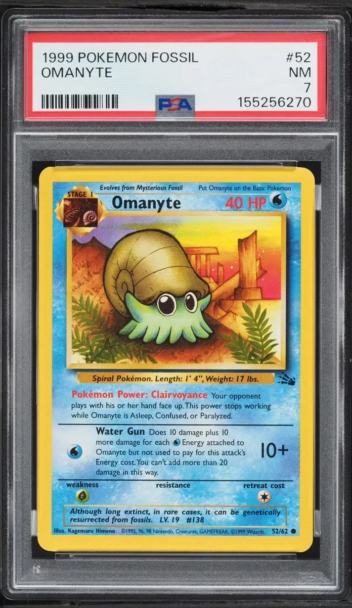 Omanyte card artwork