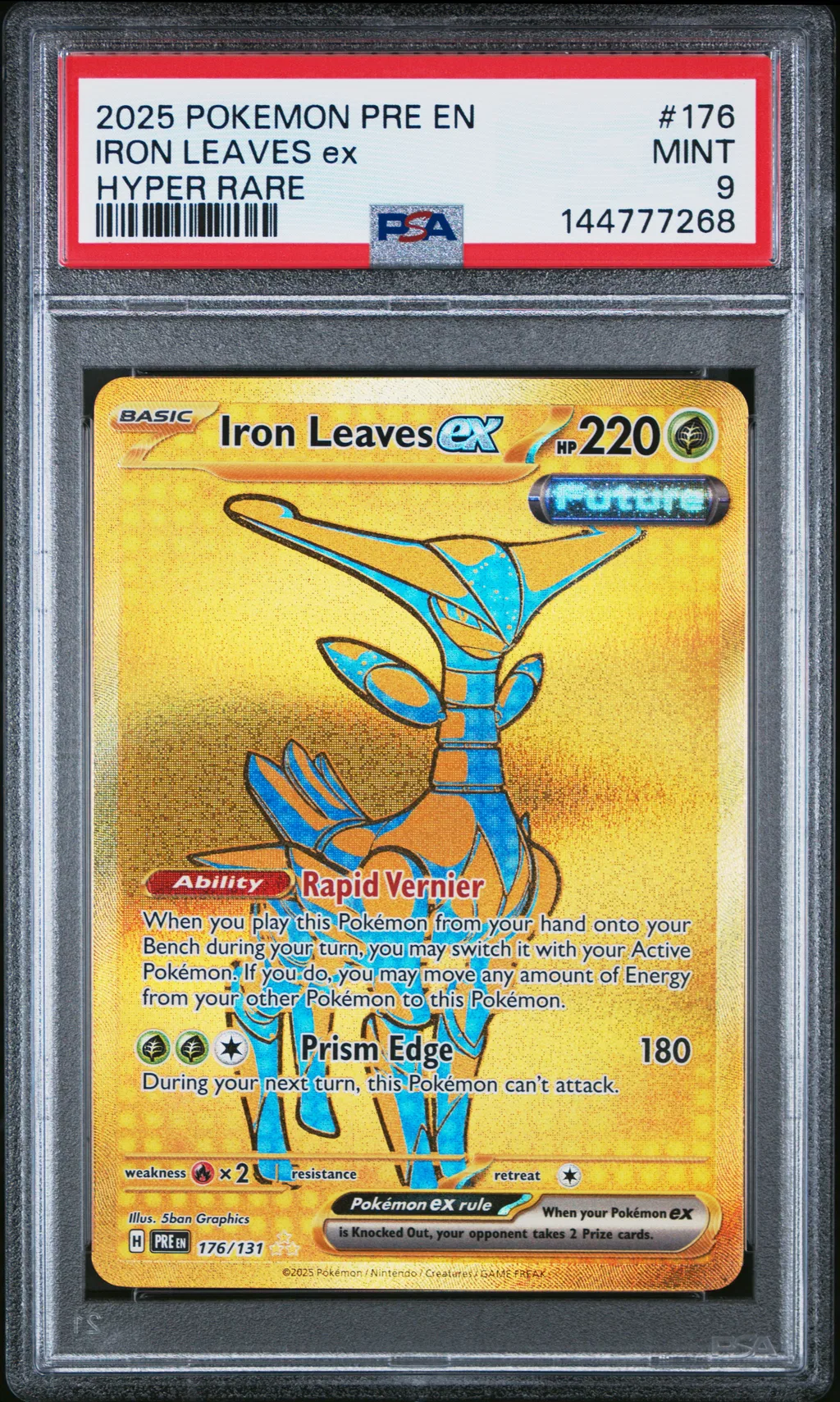 Iron Leaves EX card artwork