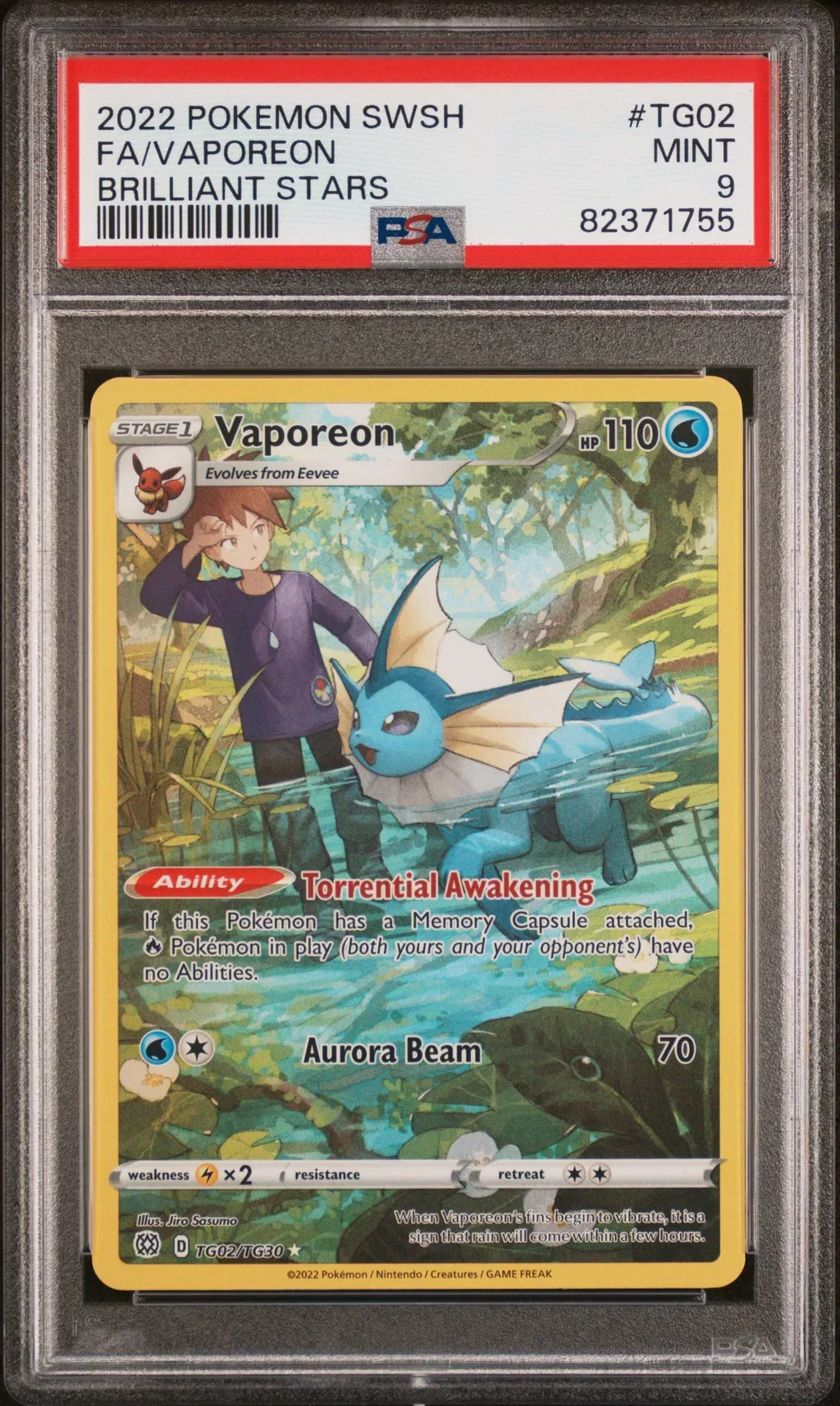 Full Art/Vaporeon card artwork