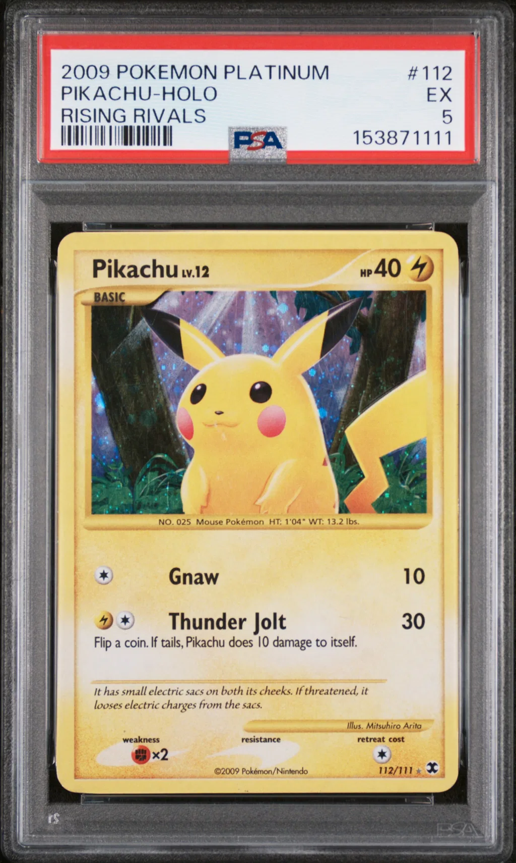 Pikachu-Holo card artwork