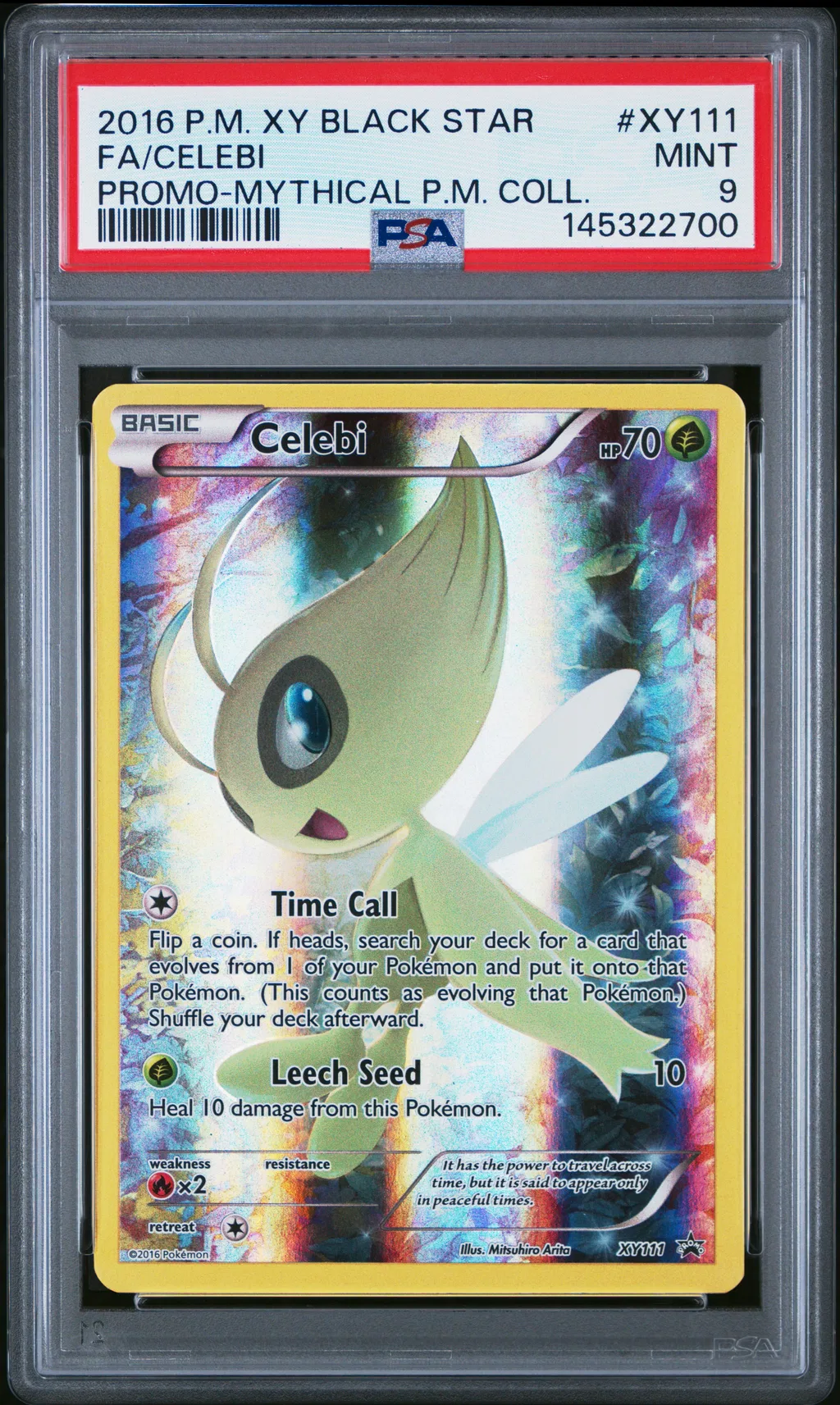 Full Art/Celebi card artwork
